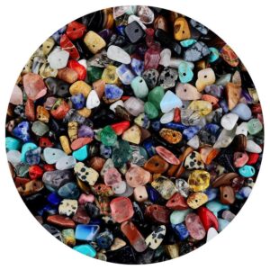 Zestaw koralików z naturalnych kamieni do robienia biżuterii 5-8 mm 200 szt.