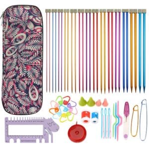 Druty zestaw do robienia na drutach 59 el. z etui