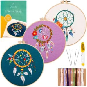 Zestaw do haftowania, wyszywania z gotowymi wzorami 3 szt. #3