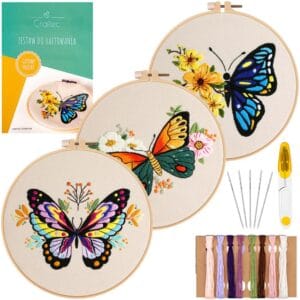 Zestaw do haftowania, wyszywania z gotowymi wzorami 3 szt. #5