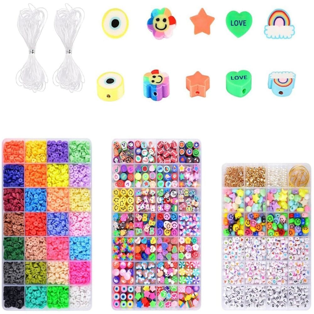 Zestaw do robienia bransoletek biżuterii XXL 10000 el. - obrazek 2