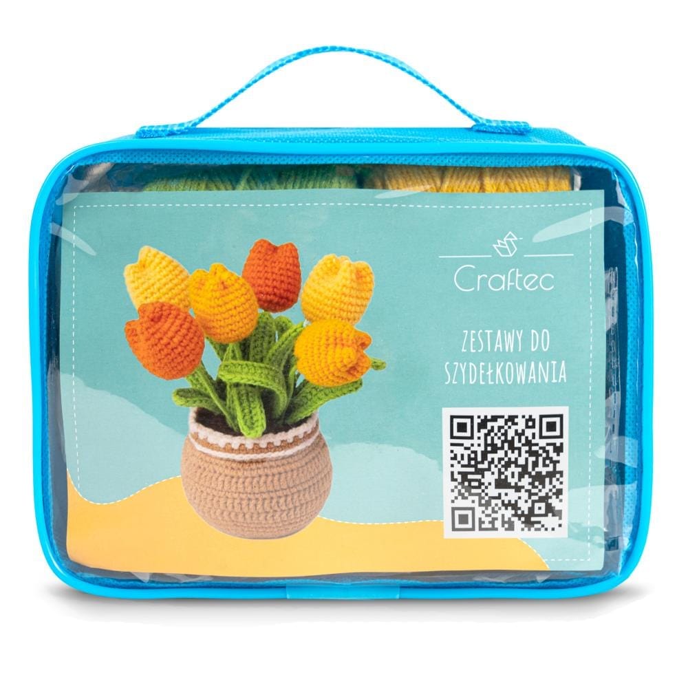 Zestaw do szydełkowania tulipany - gotowy projekt - obrazek 3