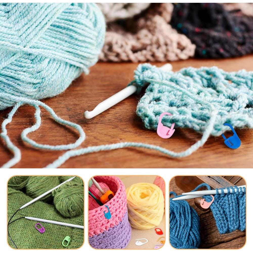 Znaczniki do ściegów i igły do włóczki zestaw 315 el. - obrazek 4