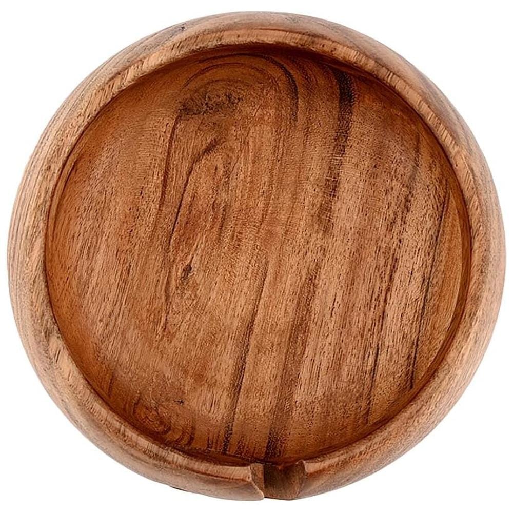 Miska misa na włóczkę wełnę drewniana - obrazek 2