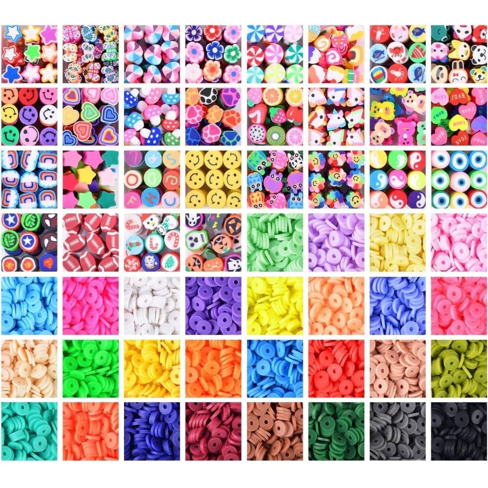 Zestaw do robienia bransoletek biżuterii XXL 10000 el. - obrazek 3