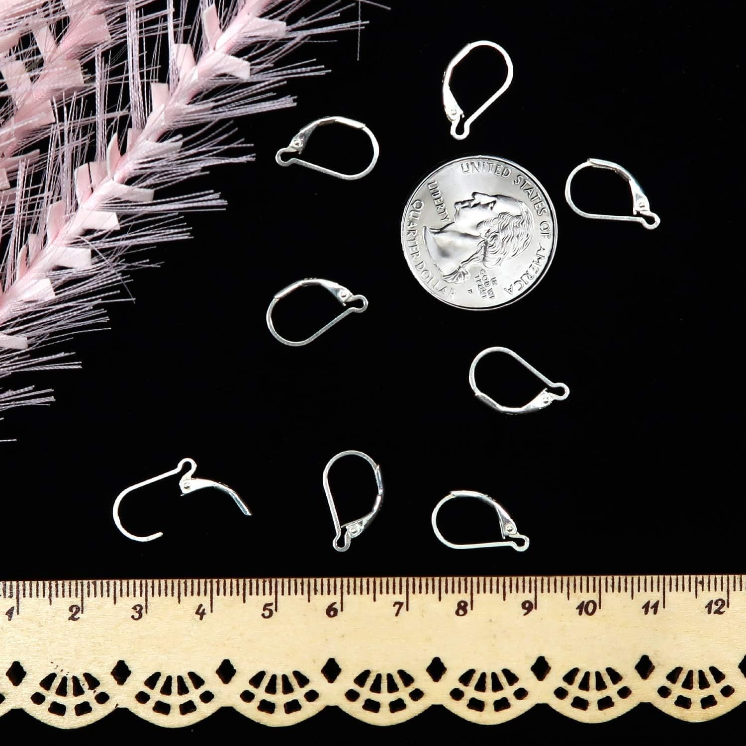 Bigle angielskie srebro 925 zapięcia do kolczyków 8 szt. - obrazek 4