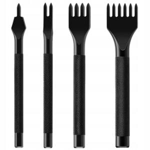 Dziurkacz perforator do skóry 4 szt.