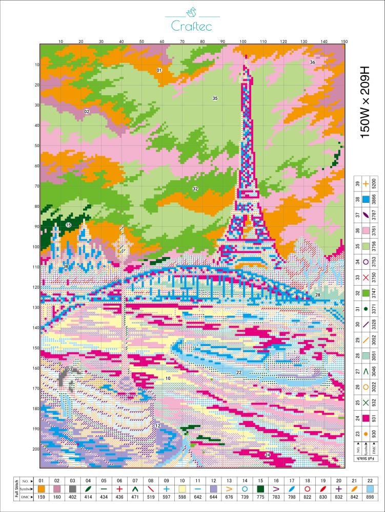 Zestaw do haftu krzyżykowego - gotowy projekt #20 - obrazek 2