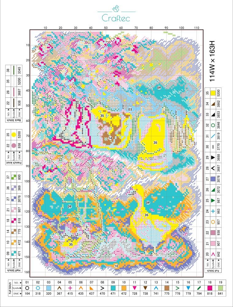 Zestaw do haftu krzyżykowego - gotowy projekt #21 - obrazek 2
