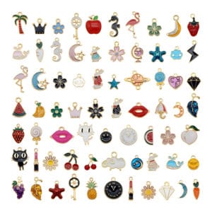 Charmsy metalowe mix do biżuterii 30 szt.