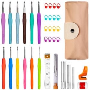 Zestaw do szydełkowania, zestaw szydełek 41 el.