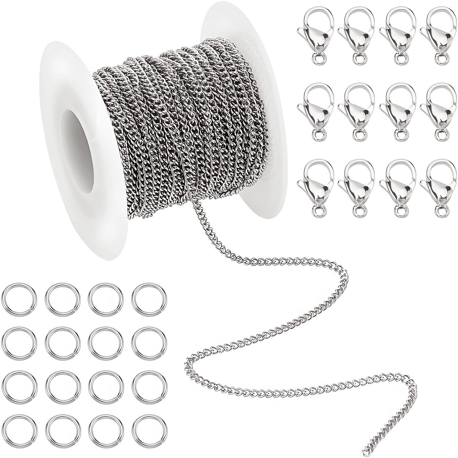 Łańcuszek ze stali nierdzewnej 10 m - obrazek 2