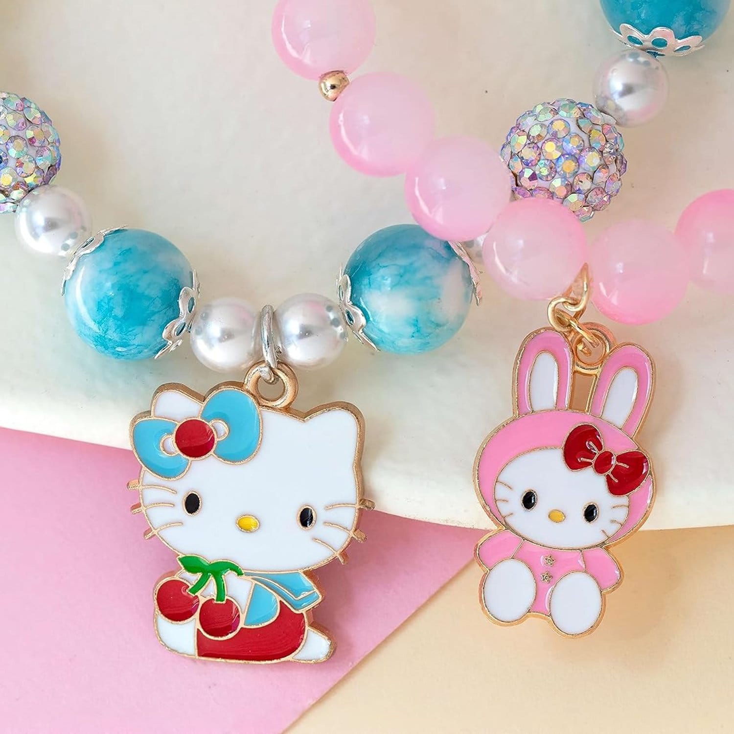 Charmsy metalowe kotki do biżuterii 36 szt. - obrazek 4