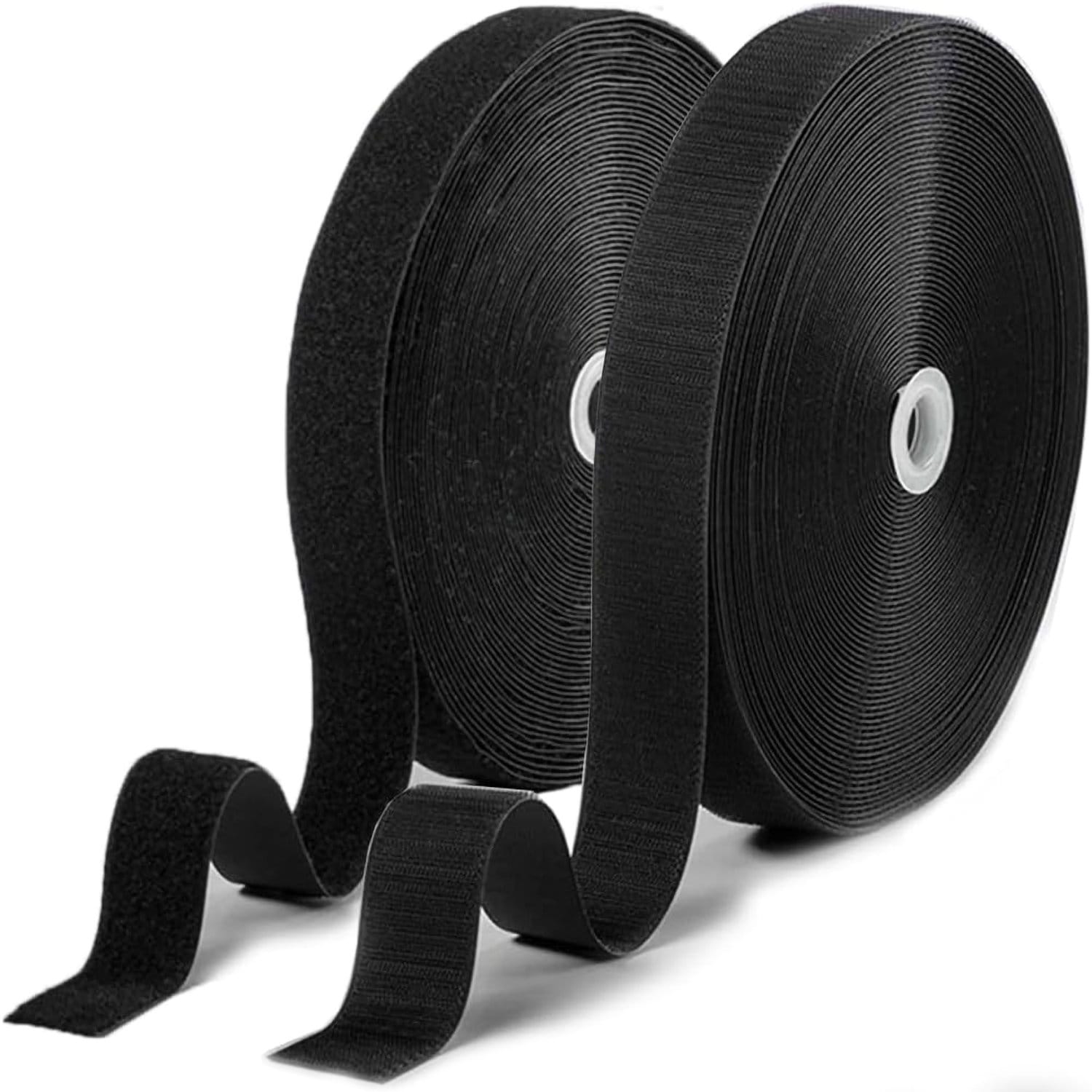 Rzep taśma z klejem samoprzylepnym mocna czarna rolka 20 mm 5 m - obrazek 2