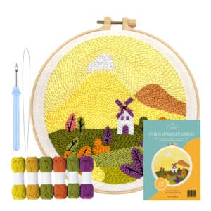 Zestaw do Punch Needle #8 tamborek igła