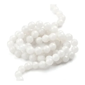 Koraliki z Kamienia Księżycowego Fasetowane 4 mm Sznur 85-90 szt.
