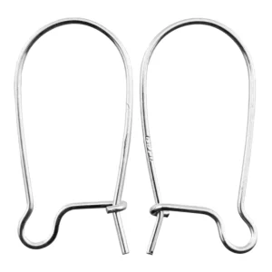 Bigle Zamknięte 10x20 mm Srebro Próba 925 2 szt.